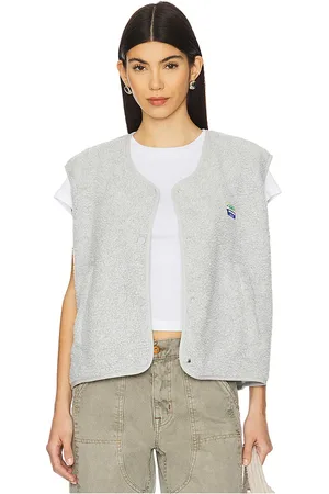 REVOLVE American Vintage American vintage chaleco hoktown en color gris claro talla M/L en - Light Grey. Talla M/L (también en XS/S).