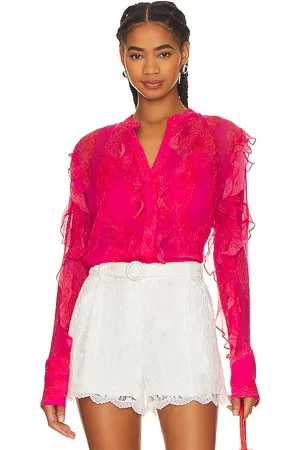 REVOLVE HEMANT AND NANDITA Hemant and nandita camisa en color fucsia talla S en - Fuchsia. Talla S (también en XS).