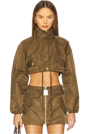 REVOLVE Hudson Jeans Hudson jeans chaqueta grace ann en color militar talla L en - Army. Talla L (también en M, S, XS).