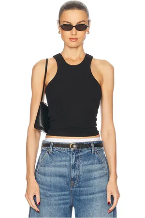REVOLVE GRLFRND Grlfrnd camiseta tirantes essential racer en color talla L en - Black. Talla L (también en M, S, XL, XS, XXS).