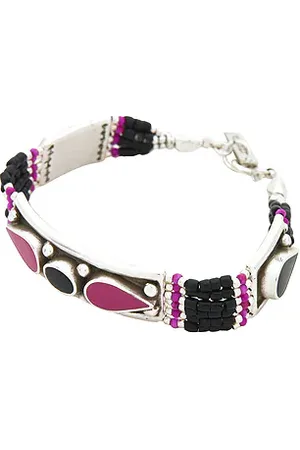 REVOLVE Isabel Marant Isabel marant brazalete en color metallic silver,purple talla all en - Metallic Silver,Purple. Talla all.