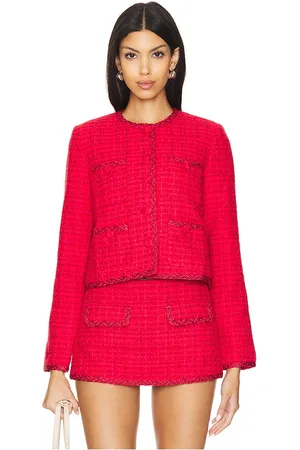 REVOLVE Lovers and Friends Lovers and friends chaqueta alina en color rojo talla M en - Red. Talla M (también en S).
