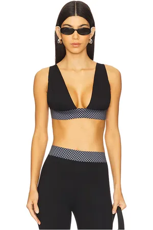 REVOLVE MOTHER Mother sujetador deporte tit for tat en color negro talla L en - Black. Talla L (también en M, S, XL, XS).