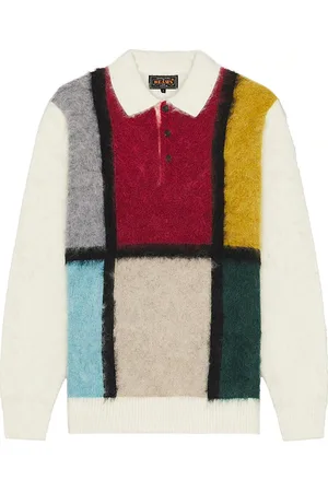 REVOLVE Beams Plus Beams plus knit polo collar line en color talla L en - White. Talla L (también en M, XL/1X).