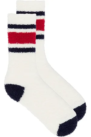REVOLVE Barefoot Dreams Barefoot dreams calcetines tubo cozychic striped en color blanco talla S/M en - White. Talla S/M (también en ).