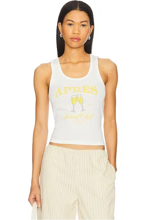 REVOLVE The Laundry Room The laundry room camiseta tirantes apres social club en color talla L en - White. Talla L (también en M, S, XL, XS).