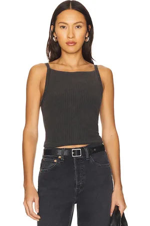 REVOLVE Free People Free people camiseta tirantes we the free mia en color talla L en - Black. Talla L (también en M, S, XL, XS).