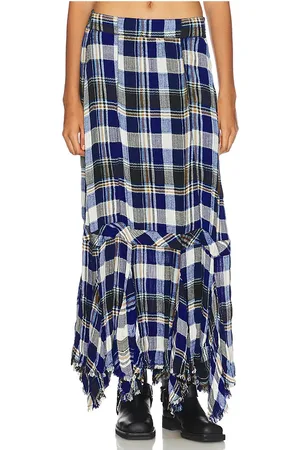 REVOLVE Free People Free people falda maxi free people bordeaux en color azul marino talla M en - Navy. Talla M (también en S).