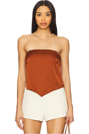 REVOLVE Good American Good american top handkerchief en color óxido talla M en - Rust. Talla M (también en S, XXL/2X, XXXXL/4X).