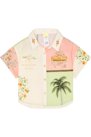 REVOLVE Agua Bendita Agua bendita kids clarabelle été top en color cream,green talla 2 en - Cream,Green. Talla 2 (también en 4).