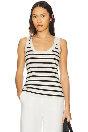 REVOLVE Veronica Beard Veronica beard camiseta tirantes cachemira birke en color blanco talla L en - White. Talla L (también en S, XL, X