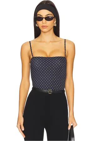 REVOLVE Commando Commando body blusa classic print straight en color negro, blanco talla L/XL en - Black,White. Talla L/XL (también en
