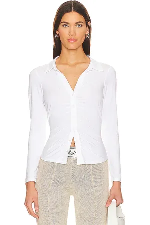 REVOLVE Sanctuary Sanctuary camisa de botones dream girl en color talla L en - White. Talla L (también en M, S, XL, XS, XXL).