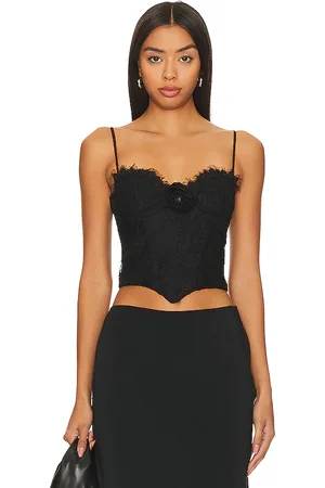 REVOLVE Stone Cold Fox Stone cold fox corsé kate en color talla M en - Black. Talla M (también en S).