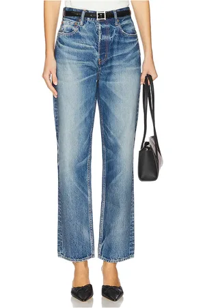 REVOLVE Moussy Vintage Moussy vintage ancho recto maspeth en color denim claro talla 23 en - Denim-Light. Talla 23 (también en 25, 26, 27, 28, 29