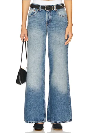 REVOLVE Dr. Denim Dr. denim tiro bajo y ancho rhue en color azul talla 24 en - Blue. Talla 24 (también en 25, 26, 27, 28, 29, 30, 31, 32).