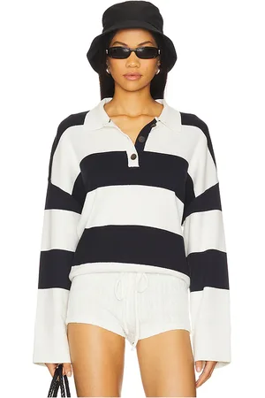 REVOLVE White + Warren White + warren polo de rugby. en color white,navy talla M en - White,Navy. Talla M (también en S, XS).