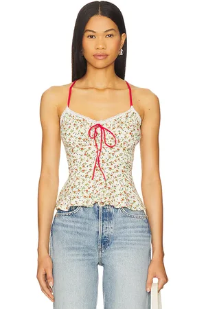 REVOLVE Free People Free people camiseta tirantes free people sammi en color ivory talla L en - Ivory. Talla L (también en M, S, XL, XS).