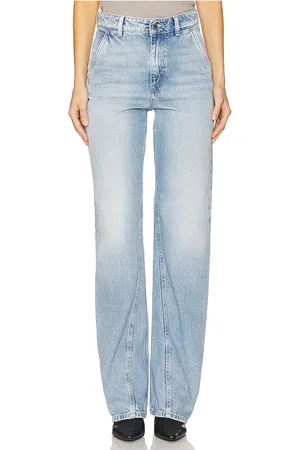 REVOLVE Icon Denim Icon denim pierna recta annie en color azul talla 23 en - Blue. Talla 23 (también en 24, 25, 26, 27, 28, 29, 30, 31).