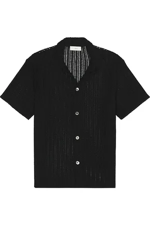 REVOLVE Dunst Dunst camisa manga corta crochet en color negro talla L en - Black. Talla L (también en XL/1X).