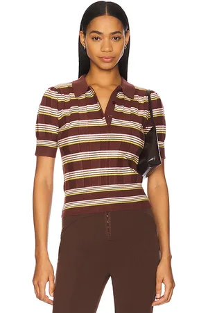 REVOLVE GUIZIO Guizio polo mateo en color marrón talla L en - Brown. Talla L (también en M, S, XS).