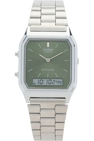 REVOLVE Casio Casio reloj aq230 en color plateado metálico talla all en - Metallic Silver. Talla all.