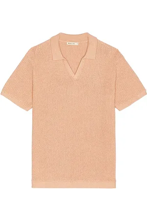 REVOLVE Marine Layer Marine layer suéter polo conrad en color coral talla L en - Coral. Talla L (también en M, S, XL/1X).