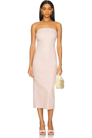 REVOLVE SPRWMN Sprwmn vestido midi ajustado en color rosado talla L en - Pink. Talla L (también en M, S, XS).