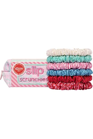REVOLVE Slip Slip coleteros skinny scrunchies set en color belleza: na talla all en - Beauty: NA. Talla all.