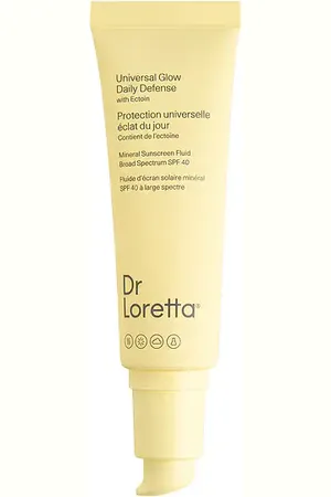 REVOLVE Dr. Loretta Dr. loretta líquido de protecció solar mineral de defensa diaria de brillo universal universal glow daily defense mineral sunscreen fluid