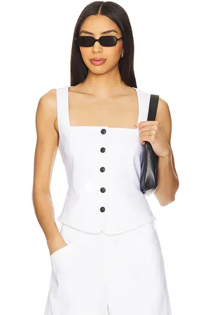 REVOLVE Rag & Bone Rag & bone top sin mangas mariana en color talla 0 en - White. Talla 0 (también en 00, 10, 12, 2, 6, 8).