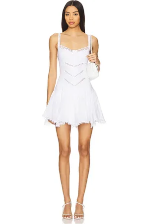REVOLVE Charo Ruiz Ibiza Charo ruiz ibiza vestido corto lira en color talla L en - White. Talla L (también en M, S, XS).