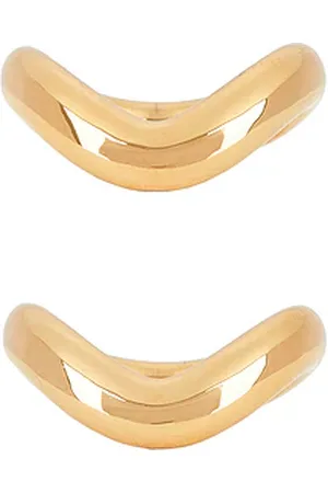 REVOLVE Jenny Bird Jenny bird conjunto de anillos ola en color oro metálico talla 6 en - Metallic Gold. Talla 6 (también en 9).