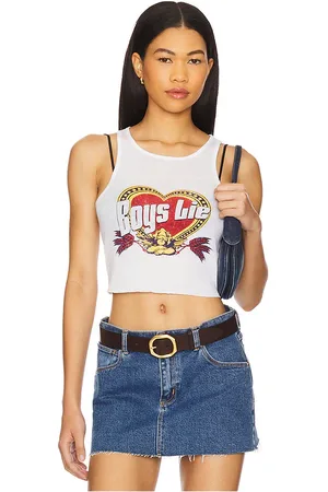 REVOLVE Boys Lie Boys lie top sin mangas beegee en color talla M/L en - White. Talla M/L (también en XL/XXL, XS/S).