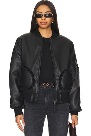 REVOLVE ALPHA INDUSTRIES Alpha industries piel sintética reversible ma-1 en color talla M en - Black. Talla M (también en XS).