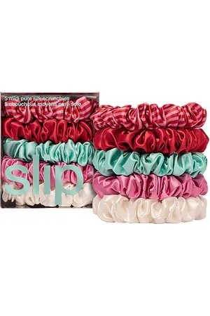 REVOLVE Slip Slip coleteros midi scrunchies set en color belleza: na talla all en - Beauty: NA. Talla all.