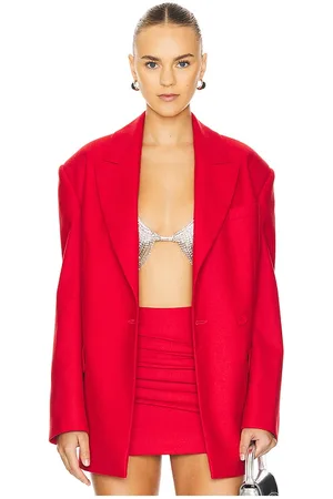 REVOLVE Nue Studio Nue studio anthurium blazer en color talla 38/XS en - Red. Talla 38/XS (también en 40/S).