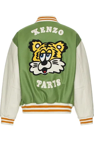 REVOLVE Kenzo Kenzo chaqueta beisbolera verdy en color verde talla L en - Green. Talla L (también en XL/1X).
