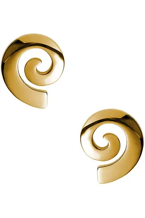 REVOLVE Eliou Eliou pendientes swirl en color oro metálico talla all en - Metallic Gold. Talla all.