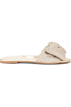 REVOLVE Solei Sea Solei sea sandalia rafie en color oro metálico talla 10 en - Metallic Gold. Talla 10 (también en 11, 6, 7, 8, 9).