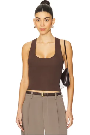 REVOLVE WeWoreWhat Weworewhat camiseta tirantes-jersey en color marrón talla L en - Brown. Talla L (también en M, S, XS).