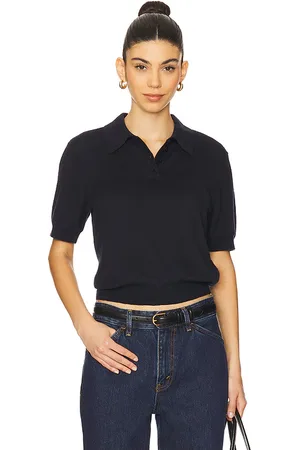 REVOLVE EAVES Eaves emileigh polo en color talla L en - Navy. Talla L (también en M, S, XL, XS).