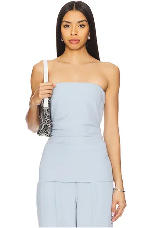 REVOLVE 4th & Reckless 4th & reckless top sin tirantes sorcha en color bebe talla M en - Baby Blue. Talla M (también en S).