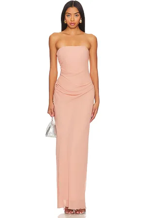 REVOLVE NBD Nbd vestido largo nara en color rubor talla M en - Blush. Talla M (también en S).