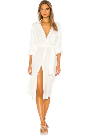 REVOLVE LSPACE Lspace vestido camisero barcelona en color blanco talla XS/S en - White. Talla XS/S (también en M/L).
