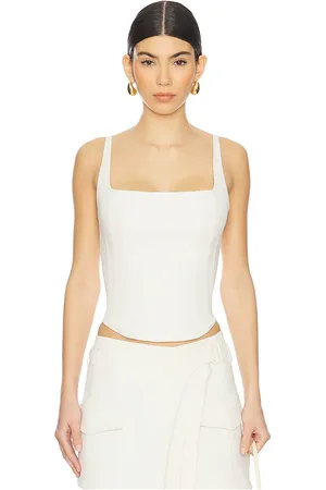 REVOLVE Kimberly Taylor Kimberly taylor corsé juliette en color crema talla M en - Cream. Talla M (también en S, XS).