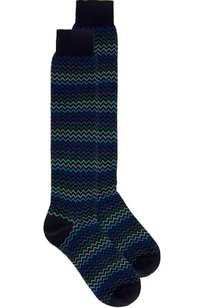REVOLVE Missoni Missoni calcetines en color azul talla L en - Blue. Talla L (también en M).