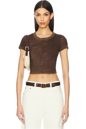 REVOLVE COTTON CITIZEN Cotton citizen camiseta tirantes baby en color chocolate talla M en - Chocolate. Talla M (también en S).