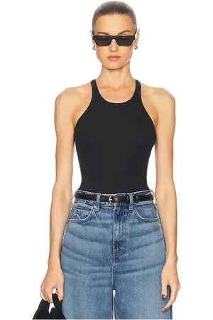 REVOLVE GRLFRND Grlfrnd body racer cami bodysuit en color talla L en - Black. Talla L (también en M, S, XL, XS, XXS).