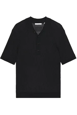 REVOLVE Helmut Lang Helmut lang pointelle polo en color talla M en - Black. Talla M (también en S, XL/1X, XXL/2X).